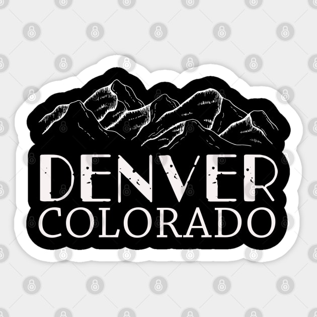 Denver Colorado Denver Co Colorado Sticker by BoogieCreates